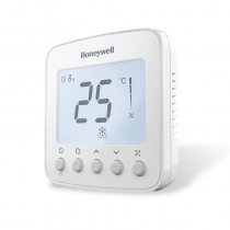 霍尼韦尔 Honeywell TF228WN温控器 风机盘管温控器 空调温控器 风盘温控 LCD液晶背光 适用于2管制系统 3速风机 手动冷热切换  220VAC 特价销售